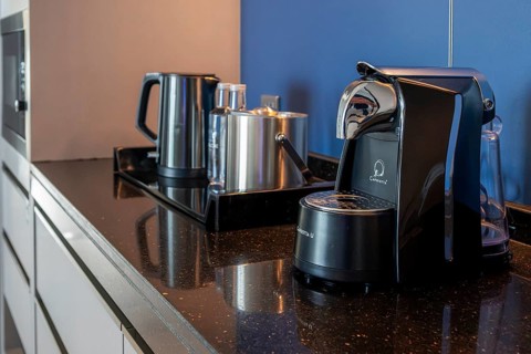 Hotel Suite Beverage Station with Coffee Machine, Pattaya, Thailand