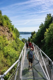 The panoramic jetty of the Marienschlucht, which was opened in 2026 and is accessible to tourism.