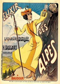 Advertising poster, beverage advertisement, advertising poster by Léon Rignon from the period