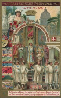 Picture series Italian provinces, illustrated Cola di Rienzi, who sends messengers of peace to