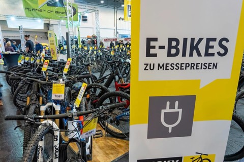 Fahrrad Essen, public fair in the halls of Messe Essen, retailers and manufacturers show everything