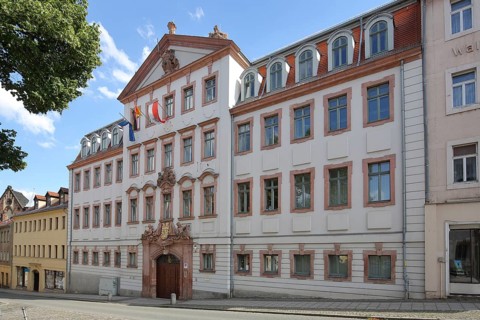 Baroque Seckendorf Palace built in 1724, Altenburg, Thuringia, Germany