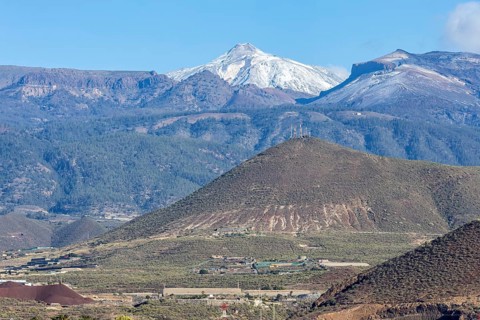 Pico del Teide volcano highest mountain in Spain on the island of Tenerife in Teide, Spain