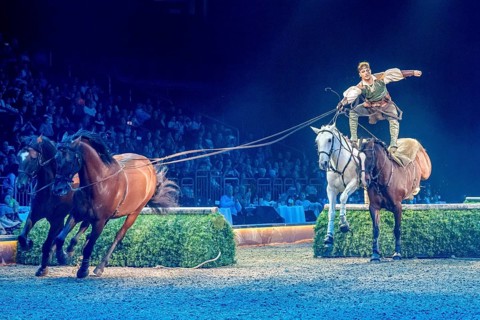 Cavalluna, horse show on Gateway to the Otherworld tour in Berlin's Uber Arena on 17.01.2026