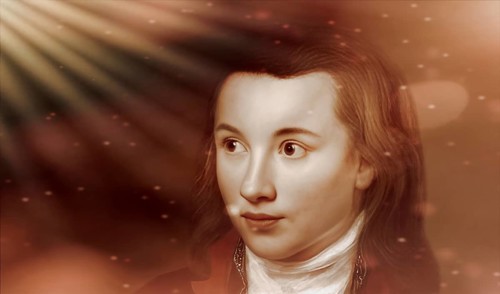 Portrait of Georg Philipp Friedrich Freiherr von Hardenberg, pseudonym and pen name Novalis, 1772 -