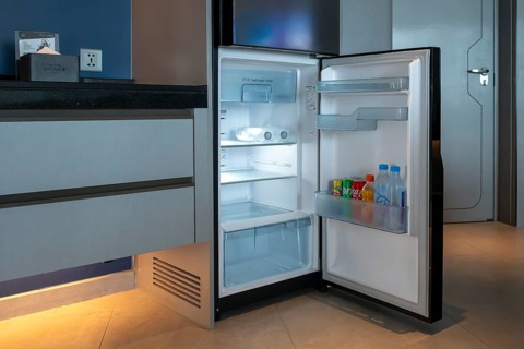 Fridge with drinks, Pattaya, Thailand