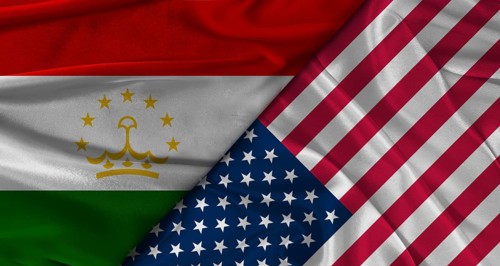 Bilateral relations between Tajikistan and United States. Flag of Tajikistan and United States