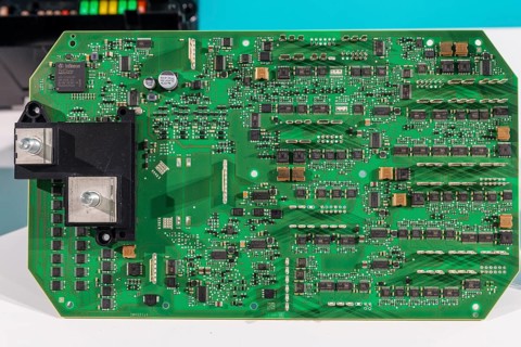 Infineon Smart Power FAB in Dresden opens product exhibits, Dresden, Saxony, Germany