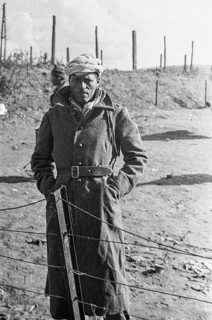 Historical aerial photograph, Faces of the Second World War, a French prisoner of war from Morocco