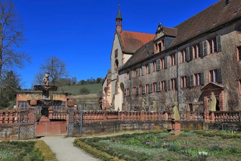 Bronnbach Abbey, Brunnbacensis Monasterium, later also Bronnbach Castle, a former Cistercian abbey