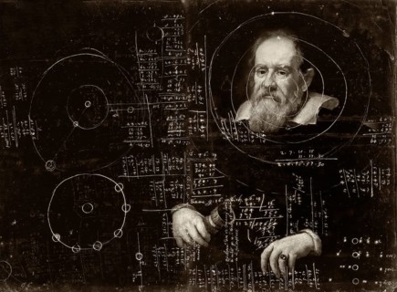 Galileo Galilei, 1564, 1642, Italian astronomer, handwritten scientific notes