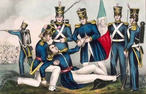 The scene is reminiscent of the death of Lieutenant Colonel Henry Clay Jr. (son of US Senator Henry