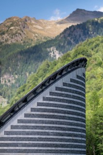 Sloping roof, Roman Catholic church of San Giovanni Battista, built in the same place as the