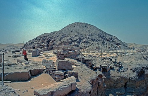 Unas Pyramid, Sakkara, al-Jiza Governorate, Egypt, September 1989, vintage, retro, old, historical