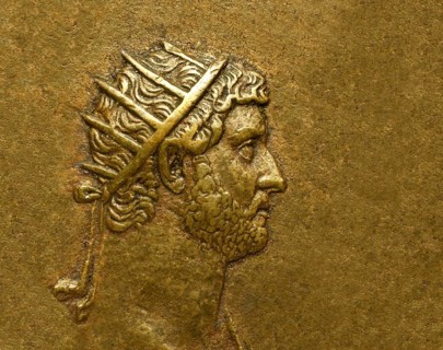 Hadrian or Publius Aelius Hadrianus Augustus, 76 - 138, Roman emperor, digitally edited