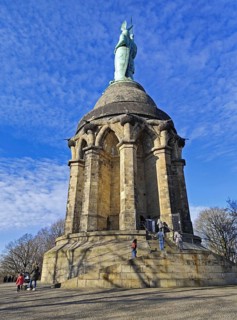 Hermannsdenkmal, Hiddesen, Detmold, Teutoburg Forest, North Rhine-Westphalia, Germany