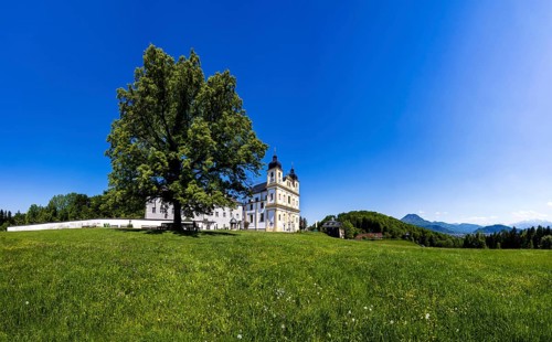 Maria Plain pilgrimage church, baroque church, Bergheim near Salzburg, Flachgau, Salzburger Land,