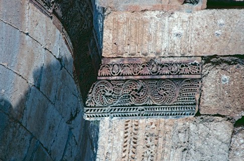 Roman acanthus leaves, Eastern Basilica, Monastery of St Simeon Stylites, Qal?at Sim?an, near