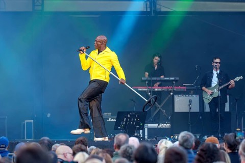 Seal live on Celebrating 30+ Years of the Classic Albums I & II Tour at Berlin's Spandau Citadel on