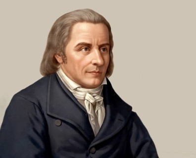 Portrait of Johann Heinrich Pestalozzi, 1746 - 1827, Swiss pedagogue, educational reformer,
