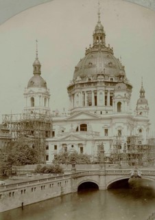 Berlin, Mitte, Berlin Cathedral, in front of completion, Spree, Schlossbrücke, architect, Julius