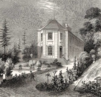 Haus von Laplace in Arcueil, Pierre-Simon, Marquis de Laplace, 1749-1827, französischer Gelehrter