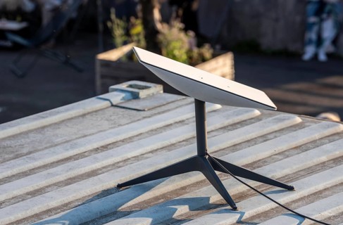 2nd generation antenna, for fast Internet via Starlink, Internet access via a satellite network,