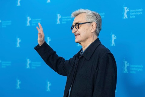 Wim Wenders, chairman of the Berlinale jury during a photo call at the Berlinale in Berlin on 12.02