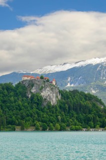 Bled castle, or Blejski Grad, the oldest castle in the Republic of Slovenia, Bled, Slovenia