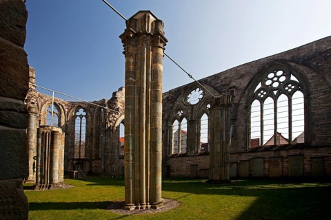 The abbey ruins in Lippstadt, North Rhine-Westphalia, Germany