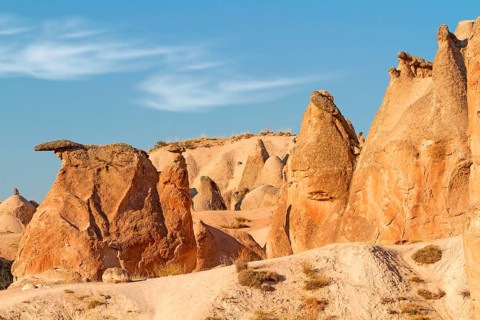 Valley of the Petrified Soldiers, Cappadocia, Turkey