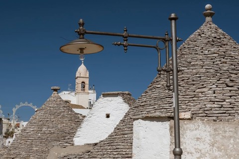 Buildings Trullo in Alberobello, Italy