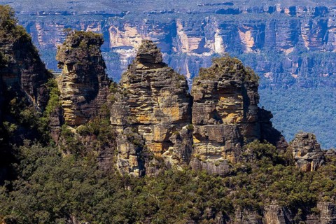 The Three Sisters, Echo Point Katoomba, Blue Mountains National Park, New South Wales, Australia
