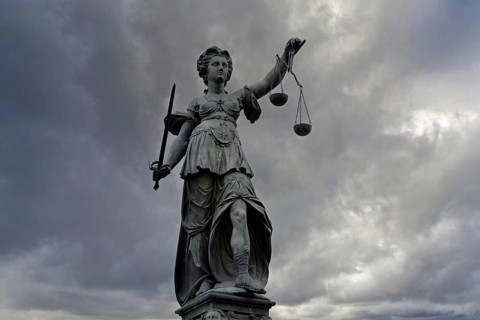 Justice in Frankfurt am Main, Federal Republic of Germany, Frankfurt am Main, Hesse, Federal
