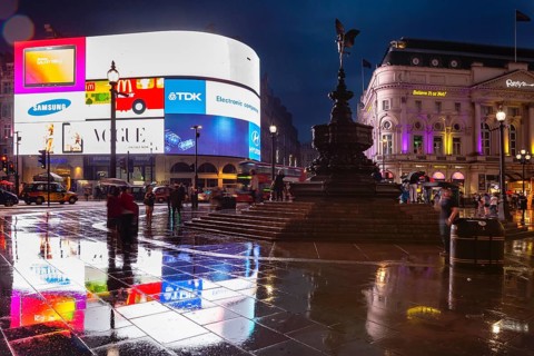 Piccadilly Circus, City of Westminster, London, England, United Kingdom, London, South of England,