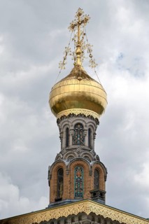 Tower and Cross, Russian Chapel, Mathildenhöhe Darmstadt, UNESCO World Heritage Site, Germany