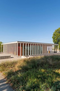 Museum of Modern Literature on Schillerhöhe, design by English architect David Chipperfield,