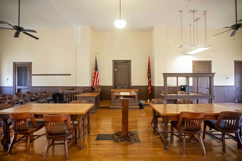 Sumner, Mississippi - The Tallahatchie County Courthouse, site of the Emmett Till murder trial. In