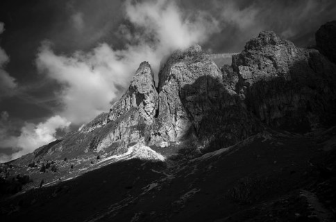 Geisler Group, Puez-Odle nature Park, Seceda, Val Gardena, Trentino, South Tyrol, Italy