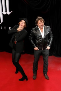 Anouschka Renzi and Dieter Landuris at the premiere of Nosferatu at the Zoo Palast in Berlin on 02