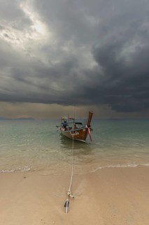 Sunset at Charlie Beach, Koh Mook Island, Andaman Sea, Thailand, Southeast Asia