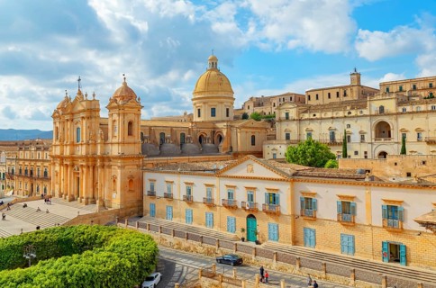 San Nicolò Cathedral, Noto, Noto Valley, Sicily, Italy