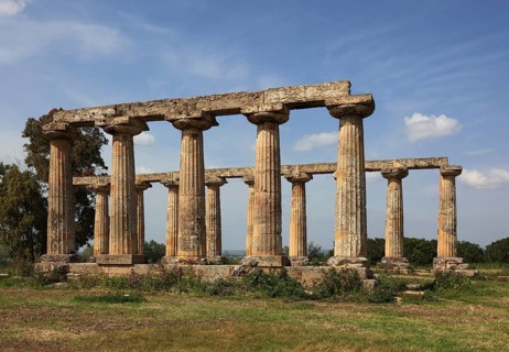 Metaponto, Metaponte, Doric hera temple, Tavole Palatine, Basilicata, Italy