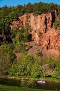 Germany, Greiz, Hüttchenbergbrüche, Thuringia, Elstertal, rocks, high size, portrait, landscape,