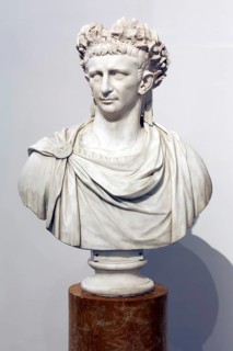 Roman Emperor Claudius, marble bust, Farnese Collection, Naples National Archaeological Museum,