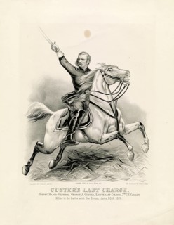 Brevet Major-General George Armstrong Custer, 1839 - 1876, lieutenant colonel of the 7th US Cavalry