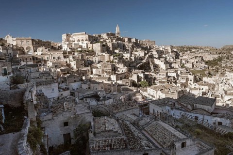 Matera in region Bazylikata, Italy - commonly referred to as town carved out of the rock