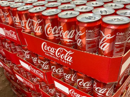 Coca-Cola fishing drink with a high high sugar content affected by sugar tax, international