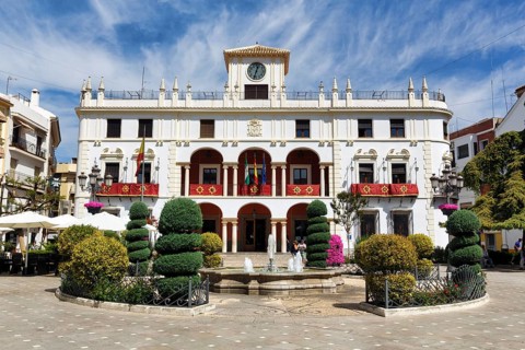 Town Hall, Plaza de la Constitución, Priego de Córdoba, Priego de Cordoba, Cordoba, Andalusia,