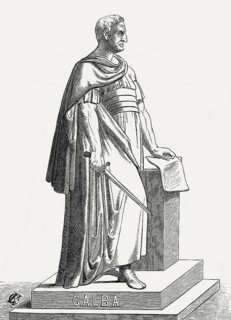 Galba, Servius Sulpicius Galba Caesar Augustus, 3 BC – 69 AD, Roman emperor for seven months from